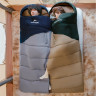 Спальный мешок NATUREHIKE SUNNY DAY PL02 CNK2550WS028 U450 синий с голубым, молния слева 6977465868428